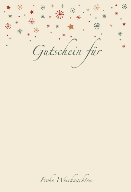 Gutschein Weihnachten 2025